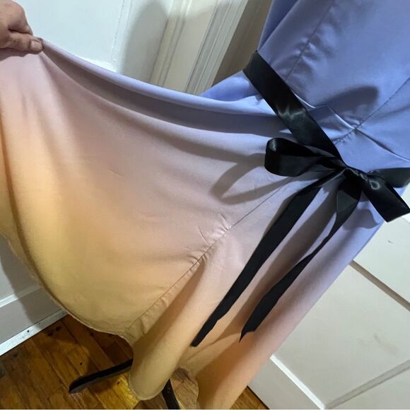 Sucrefas Purple Ombre V-Neck Sheath Dress Women's XL - Picture 7 of 12